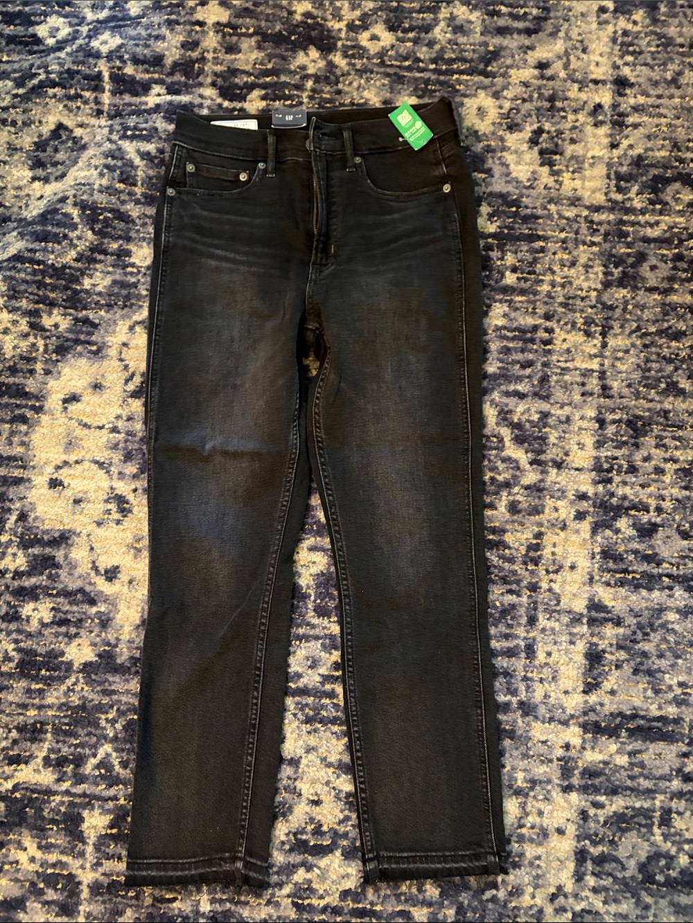 NWT GAP Vintage Slim High Rise Black Jeans, 28 Regular